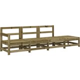 Maison Chic Seti vrtnega pohištva - Vrtna garnitura - Vrtni pohištvo set 4-delna impregnirana borovina, (21811368) | Shoptok.si