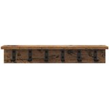  Vješalica za kapute na zidu Staro drvo 60 x 10,5 x 10,5 cm | shoptok.hr