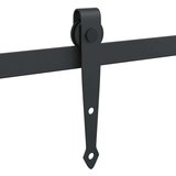 vidaXL Komplet kliznih vrata ormarića 244 cm ugljični čelik | shoptok.hr