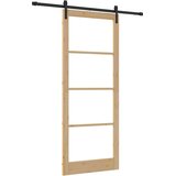  Klizna vrata ORKDAL Prirodna i crna 93 x 232 cm | Eponuda.ba