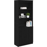 vidaXL Visoka komoda crna hrast 70x35x180 cm od konstruiranog drva | shoptok.hr