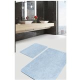 Mila Home Modre žametne kopalniške preproge v kompletu 2 ks 60x100 cm – | Shoptok.si