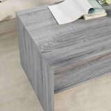  Klubska miza Siva Sonoma 80 x 50 x 40 cm Konstruiran les, (5000120592) | Shoptok.si