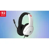 NINTENDO SWITCH 2 AIRLITE FIT ŽIČNE SLUŠALKE ČRNO-BELE BARVE