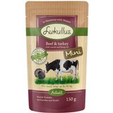 Lukullus Adult Mini brez žit 6 x 150 g - Govedina & puran Cene
