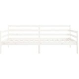  Dnevna postelja bela 90x190 cm trdna borovina, (20684275) | Shoptok.si