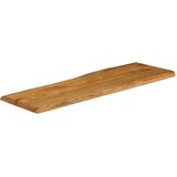 Stolna ploča 120x40x3,8cm od masivnog drva manga sa živim rubom | shoptok.hr