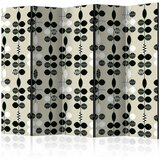  Paravan u 5 dijelova - Black and White Dots II [Room Dividers] 225x172 Cijene