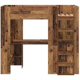 Postelja na podstrešju z mizo Star les 90 x 190 cm, (5000137015) | Shoptok.si