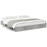 Furnova Posteljni okvir s predali betonsko siv 180x200cm inženirski les, (21943041) | Shoptok.si