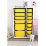 Hanah home višenamenske police rine 2D4K8U white yellow v2 | ePonuda.com