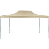 vidaXL Profesionalni zložljiv šotor za zabave aluminij 3x4 m krem | Shoptok.si