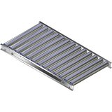 Gura Lahka valjčna proga, aluminijast okvir z aluminijastimi valji, širina proge 500 mm, osni razmak 75 mm, dolžina 1 m | Shoptok.si