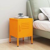 Furnova Nočna omarica gorčično rumena 35x35x51 cm jeklo, (21926661) | Shoptok.si