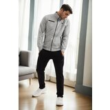 Dewberry 51357 Plus Size Mens Tracksuit Set-GREY | Shoptok.si