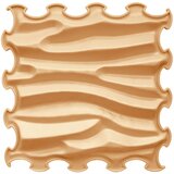 Monkey Gym Senzorična podloga igralna za otroke Waves hard (toga) 1 kos - Karamelno mleko, (5000077454) | Shoptok.si