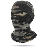 INF Kolesarska balaclava iz flisa - odporna na veter in topla Black+Green, (21540279) | Shoptok.si