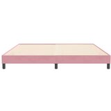  posteljni okvir brez vzmetnice roza 200x210 cm žamet, (21829444) | Shoptok.si