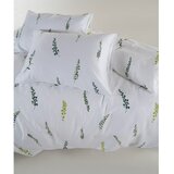 Mila Home Luxury Bijela/zelena posteljina za krevet za jednu osobu od pamučnog satena 140x200 cm Marseille Floral – | shoptok.hr