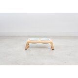 MiaCara komplet posod s podstavkom za pse desco ash natural s | Shoptok.si