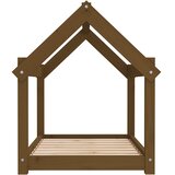  Krevet za pse smeđa boja meda 81x60x70 cm od masivne borovine | shoptok.hr
