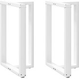  Noge za barski stol T-oblika 2 kom Bijele 60x35x(90-91) cm Čelik | shoptok.hr