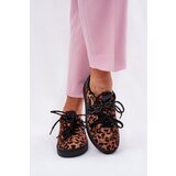 Boto Low Women's Sports Shoes In Leopard Print Brown Zelevelis | Shoptok.si