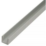 STABILIT U-profil (Do x Š x V: 2.000 x 20 x 8 mm, Aluminij, Eloksirani) | Shoptok.si
