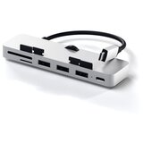 Satechi Type-C aluminijasta spojka Pro Hub (3x USB 3.0, MicroSD), srebrna | Shoptok.si