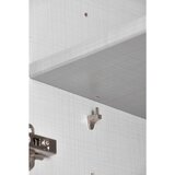 MID.YOU OMARA Z DRSNIMI VRATI, bela, hrastova deska | Shoptok.si