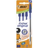 Bic Cristal Original kemični svinčnik, moder, kartonska škatla 4, (21655624) | Shoptok.si