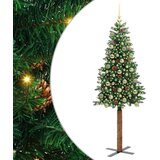vidaXL Ožja jelka med 300 LED Zelena 180 cm PVC in trden bor | Shoptok.si
