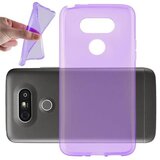 Cadorabo Case, združljiv z LG v prozorni vijolični - zaščitni pokrov, narejen iz fleksibilnega silikona TPU, (20588993) | Shoptok.si
