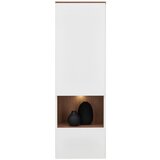 Hom`in viseča vitrina, barve hrasta, bela | Shoptok.si