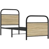vidaXL Okvir kreveta bez madraca boja hrasta sonome 75 x 190 cm drveni | shoptok.hr