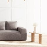 Rodier Siva kutna garnitura (s lijevim kutom/s ležaljkom) Monce – | shoptok.hr