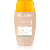 Bioderma Photoderm Nude Touch mineralni fluid za sončenje za obraz SPF 50+ odtenek Very light 40 ml