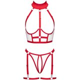 Cottelli odprt kostum medicinske sestre (belo-rdeč) - L | Shoptok.si
