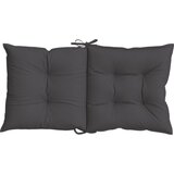  Jastuci za stolice 6 kom prošarano antracit 100x50x7 cm tkanina | Eponuda.com