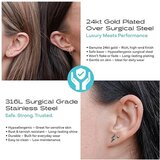 Tiny Tips naušnice TT-6023 u roza boji | shoptok.hr