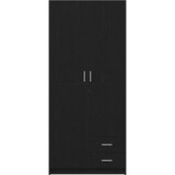vidaXL Ormar Crni hrast Konstruirano drvo 80x52x180 cm Ormar | shoptok.hr