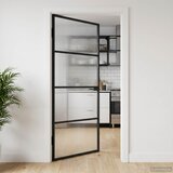  Vrata za dom 102 x 201,5 x 3,5 cm Aluminij i kaljeno staklo | shoptok.hr