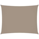 vidaXL senčno jadro oksford blago pravokotno 3,5x4,5 m taupe | Shoptok.si