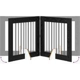  Vrata za pse s postoljem 2 pcs Crni hrast 80 x 80 cm | shoptok.hr