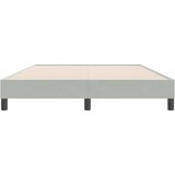  Okvir kreveta bez madraca svijetlo sivi 160x220 cm baršun | shoptok.hr