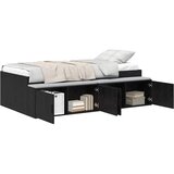  Krevetna konstrukcija Crni hrast 80 x 200 cm Konstruirano drvo | shoptok.hr