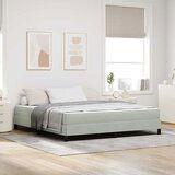 vidaXL Boxspring krevet s madracem 180 x 200 cm Baršun Cijene