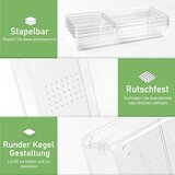 GIKLUX Komplet 6 prozornih organizatorjev za predale | Shoptok.si