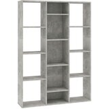 Maison Chic Knjižna omara - Knjižni regal betonsko siva 100x24x140 cm iverna plošča, (21725026) Cene