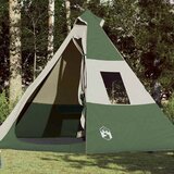 Šator tipi za kampiranje za 7 osoba zeleni vodootporni | shoptok.hr